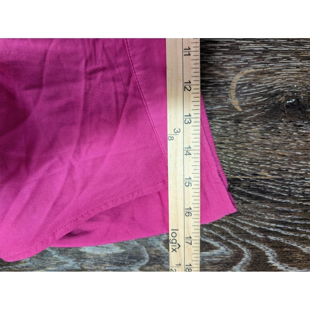 Old Navy Sleep Shorts Mens L Pink Viscose Elastic Waist Pockets Lightweight
